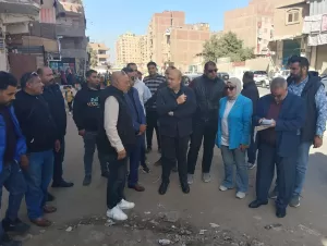 نائب محافظ الجيزة يتابع ميدانيا أعمال المرافق بمشروع تطوير طريق الحفرية بمركز أوسيم 41 - جريدة المساء