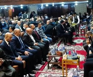 محافظ المنيا ومدير الأمن يتقدمان صفوف المشيعين في جنازة عسكرية للواء  مصطفى خليل 27 - جريدة المساء