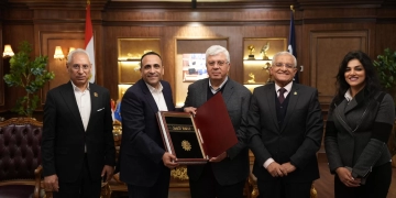 وزير التعليم العالي يتفقد جامعة اللوتس 1 - جريدة المساء