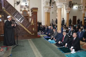 محافظ الجيزة يشهد احتفالية النصف من شعبان بمسجد أسد بن الفرات بالدقي 28 - جريدة المساء