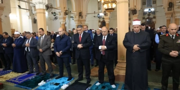 محافظ الجيزة يشهد احتفالية النصف من شعبان بمسجد أسد بن الفرات بالدقي 1 - جريدة المساء