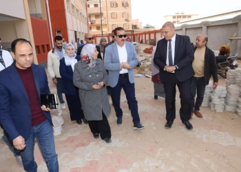 محافظ المنوفية يتفقد مدرسة مصر للغات بغرب شبين.. لتشغيلها السبت المقبل 23 - جريدة المساء