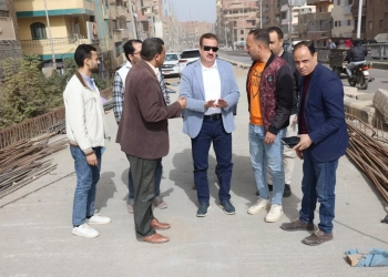 محافظ المنوفية يتفقد أعمال رفع كفاءة كوبري الباجور .. و يشدد بتسريع معدلات الإنجاز 21 - جريدة المساء