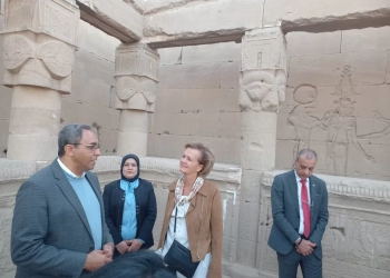 سفيرة الاتحاد الأوروبي تزور معبد دندرة في قنا 26 - جريدة المساء سفيرة الاتحاد الأوروبي تزور معبد دندرة في قنا 25 - جريدة المساء