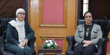 أمل عمار تبحث دعم تمكين المرأة مع وزيرة الأسرة بتونس 1 - جريدة المساء