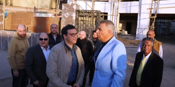 وزير الثقافة ومحافظ أسوان يتفقدان مشروع الإحلال والتجديد الشامل لقصر ثقافة أسوان 1 - جريدة المساء