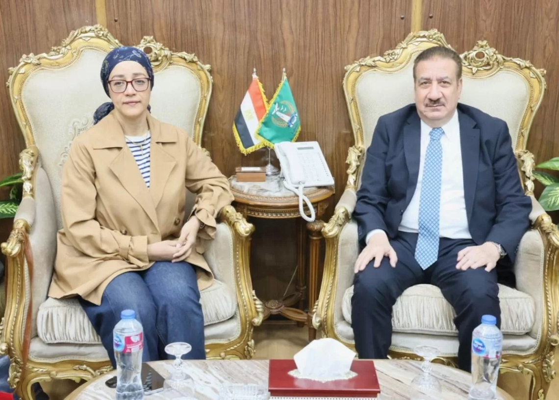 "أبو ليمون"يستقبل وفد" الاتصالات" على هامش مؤتمر «بيئة الأعمال الرقمية و التنمية المستدامة»..بـ «تجارة المنوفية» 29 - جريدة المساء