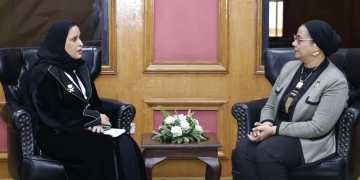 أمل عمار تبحث سبل التعاون في دعم قضايا المرأة مع أمينة مجلس شئون الأسرة بالسعودية 17 - جريدة المساء