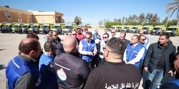 وزير الصحة ومحافظ شمال سيناء استقبلا الجرحى والمرضى الفلسطينيين بمعبر رفح 1 - جريدة المساء