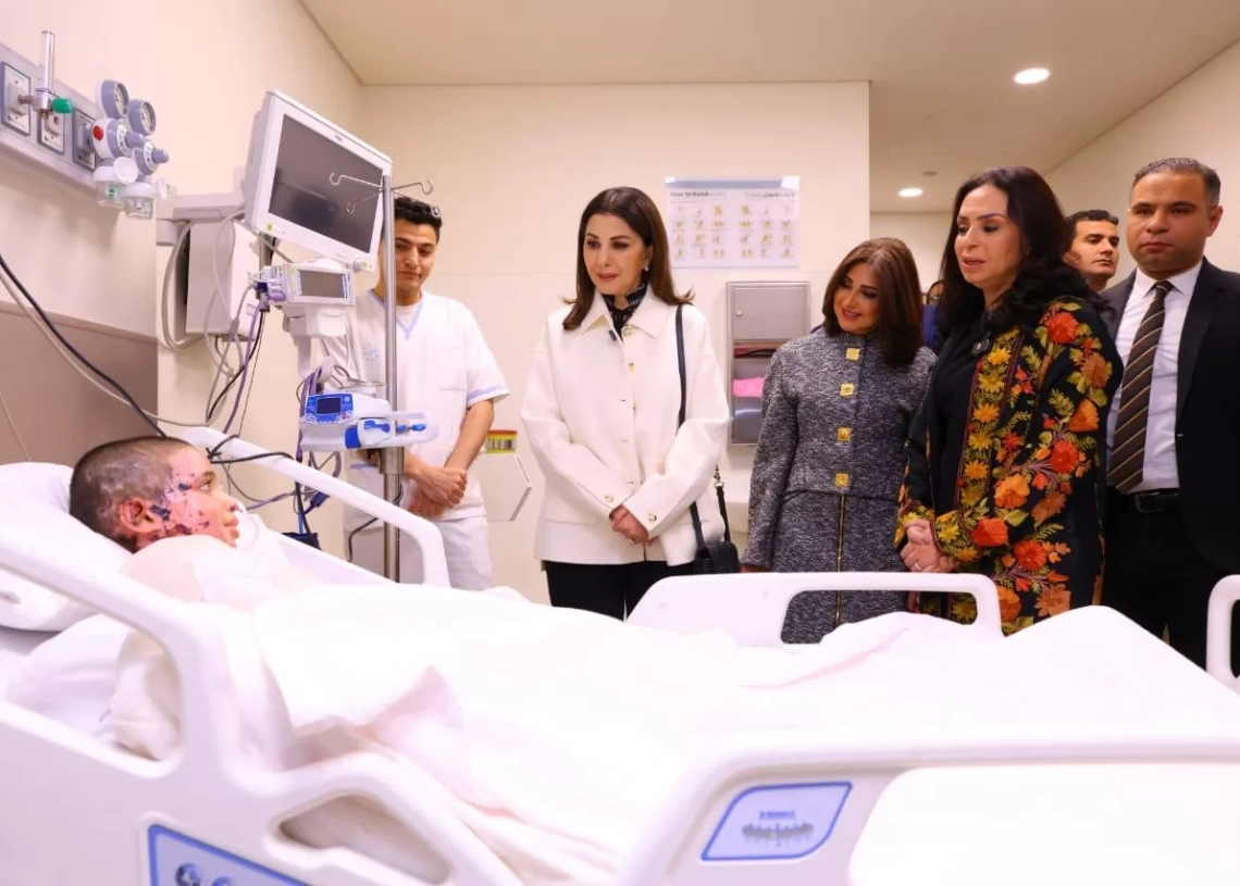 وزيرة التضامن تتفقد مستشفى أهل مصر لعلاج الحروق