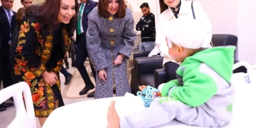 وزيرة التضامن تتفقد مستشفى أهل مصر لعلاج الحروق 1 - جريدة المساء