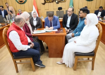 في لفتة إنسانية و بالزغاريد .. محافظ المنوفية "شاهداً "على عقد قران ثلاثة من أبناء دور الرعاية 27 - جريدة المساء