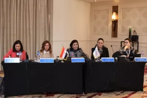 نسرين البغدادي أمام ورشة عمل:مشاركة المرأة في الحياة العامة مصر تشهد تحولات كبيرة في الاقتصاد الأخضر والتحول الرقمي 22 - جريدة المساء