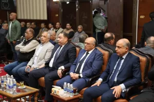 محافظ المنيا ومدير الأمن يتقدمان صفوف المشيعين في جنازة عسكرية للواء  مصطفى خليل 35 - جريدة المساء