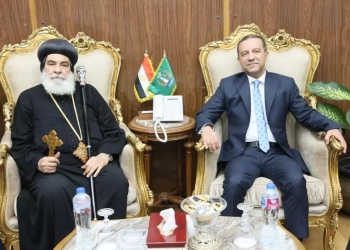 محافظ المنوفية يستقبل الأنبا بنيامين بمكتبه .. لتهنئته بمنصبه الجديد 43 - جريدة المساء