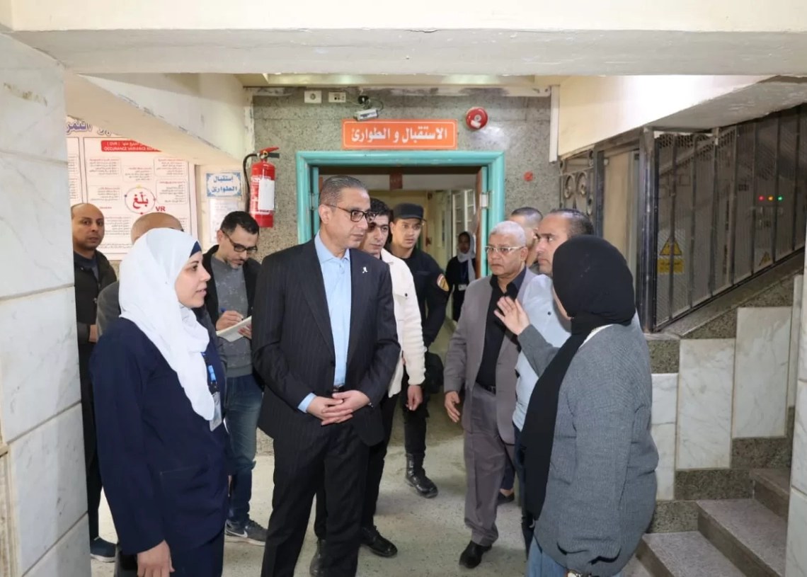 محافظ الجيزة يتفقد مستشفى أبو النمرس المركزي 20 - جريدة المساء محافظ الجيزة يتفقد مستشفى أبو النمرس المركزي 19 - جريدة المساء