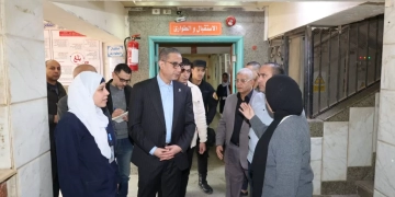 محافظ الجيزة يتفقد مستشفى أبو النمرس المركزي 1 - جريدة المساء