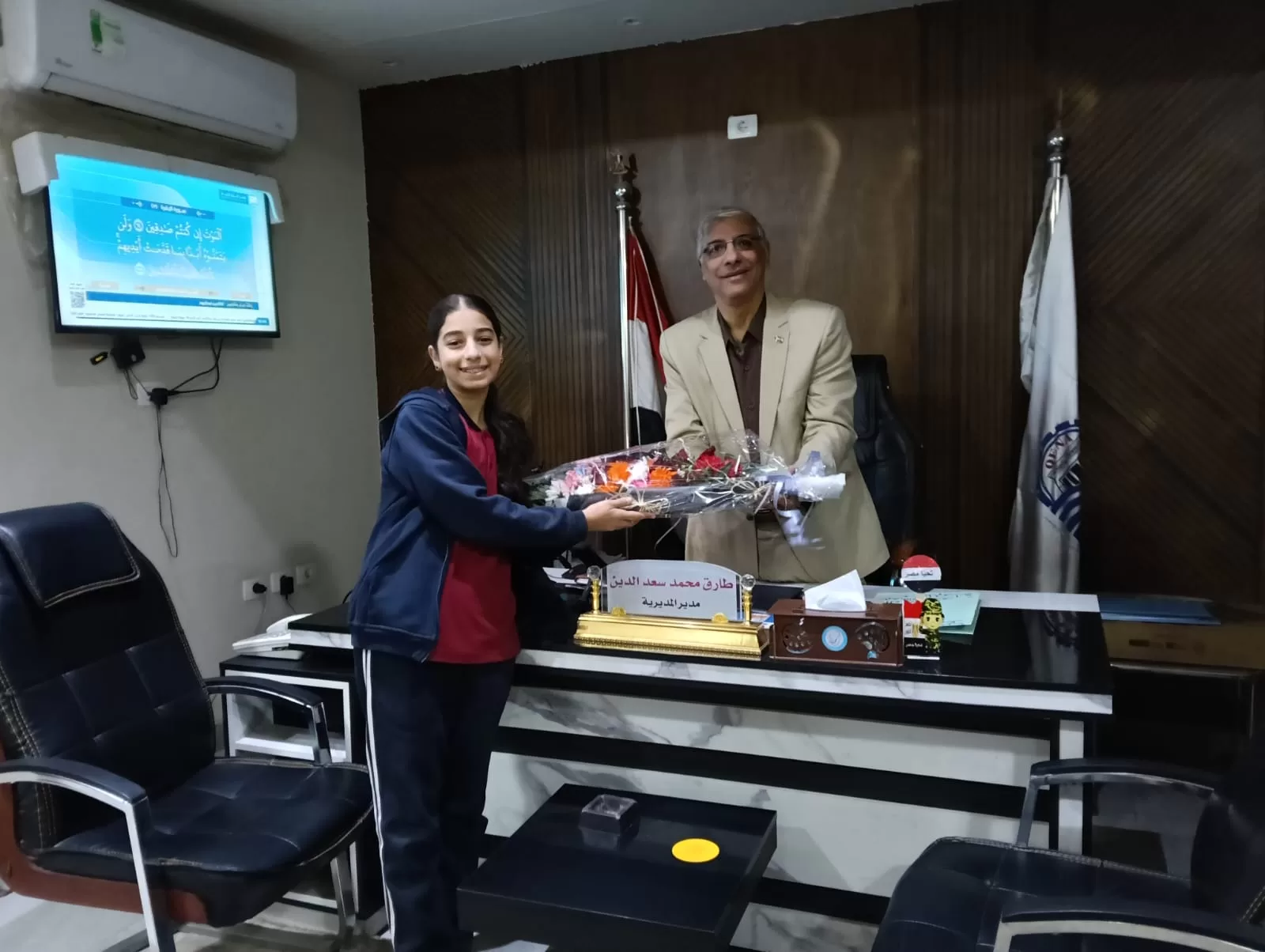 وكيل تعليم قنا يستقبل وفود الطلاب المتفوقين لتهنئته بشهر رمضان المبارك 32 - جريدة المساء