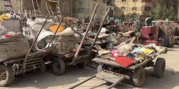 مصادرة 57 عربة كارو وتروسيكل خلال حملات لمواجهة النباشين والفريزة بالجيزة 1 - جريدة المساء