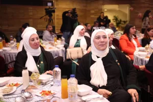 أمل عمار خلال ندوة «معًا بالوعي نحميها - تمكين المرأة قضية وطن.. والوعي خط الدفاع الأول عن المجتمع 21 - جريدة المساء