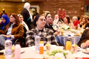 أمل عمار خلال ندوة «معًا بالوعي نحميها - تمكين المرأة قضية وطن.. والوعي خط الدفاع الأول عن المجتمع 17 - جريدة المساء