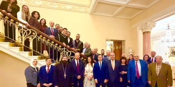 رمضان يجمع المصريين في موسكو على مائدة السفيرحمدى شعبان 1 - جريدة المساء