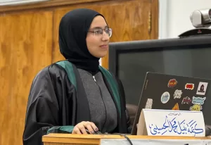 ماجستير الترجمة بإمتياز للباحثة كريمة نبيل من ألسن القناة 21 - جريدة المساء