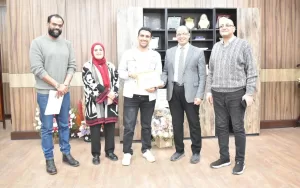 عميد آداب طنطا يكرّم الطالب والطالبة المثاليين 22 - جريدة المساء عميد آداب طنطا يكرّم الطالب والطالبة المثاليين 21 - جريدة المساء