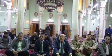 محافظ أسوان يشهد إحتفال الأوقاف بذكرى إنتصارات العاشر من رمضان بمسجد الطابية 1 - جريدة المساء