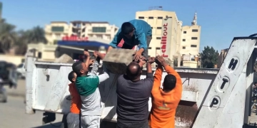 حملة مكبرة لرفع 123 حالة إشغال بالشارع الجديد في أسوان 1 - جريدة المساء