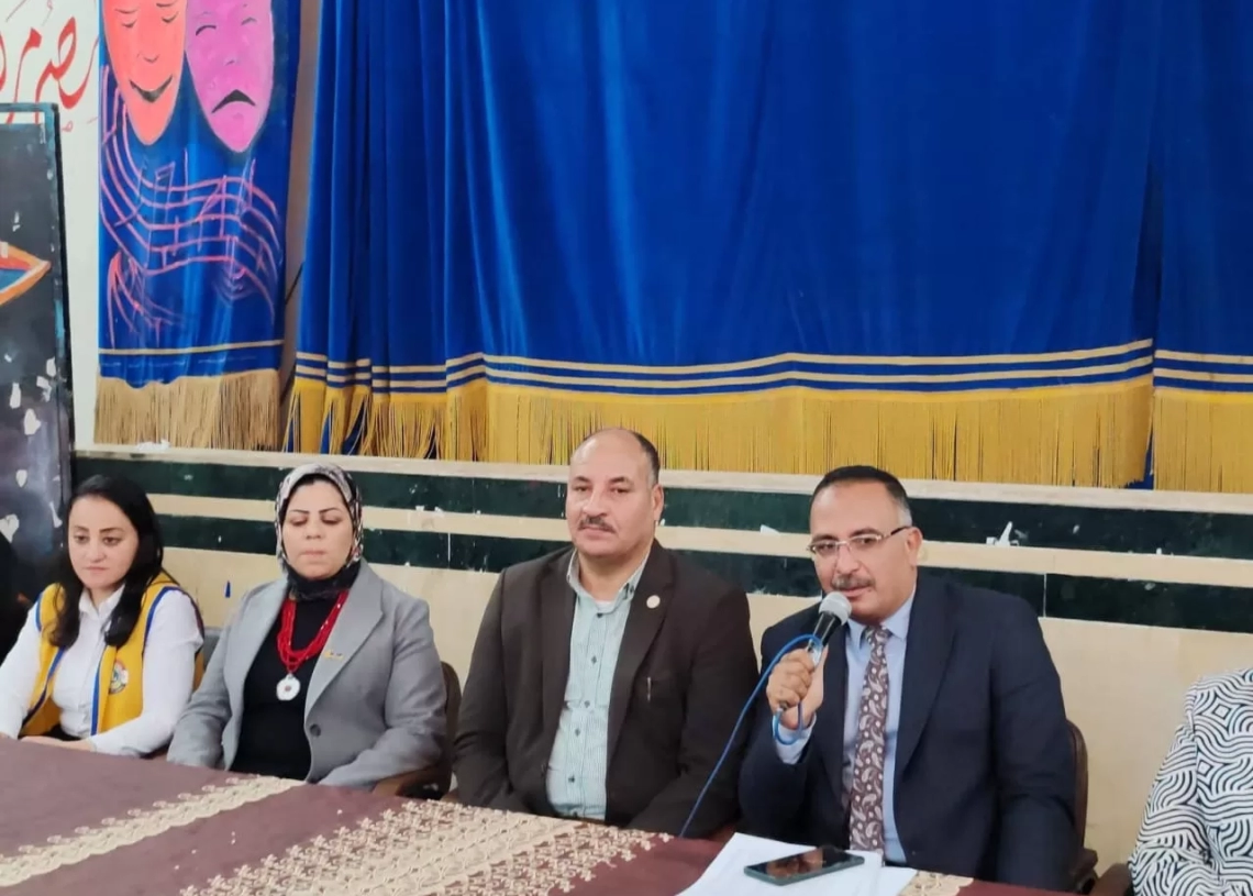 تسليم 3790 نظارة طبية للطلاب المستحقين بمدارس محافظة المنيا 19 - جريدة المساء