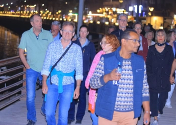 20 سائحاً ألمانياً في جولة بالممشى السياحي لكورنيش بني سويف 23 - جريدة المساء