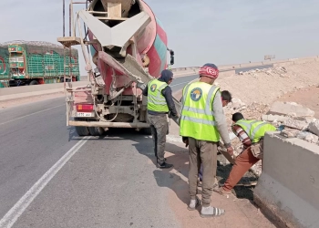 جهاز 6 أكتوبر يبدأ أعمال رفع الكفاءة والصيانة العاجلة للطريق الأوسطي 24 - جريدة المساء جهاز 6 أكتوبر يبدأ أعمال رفع الكفاءة والصيانة العاجلة للطريق الأوسطي 23 - جريدة المساء