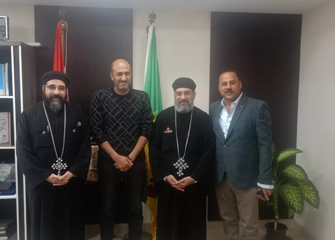 وفد كنيسة مارجرجس يزور الجهاز والأوقاف والتعليم للتهنئة بعيد الفطر 20 - جريدة المساء وفد كنيسة مارجرجس يزور الجهاز والأوقاف والتعليم للتهنئة بعيد الفطر 19 - جريدة المساء