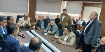 اجتماع بجهاز الشروق لمتابعة تقنين أوضاع المناطق المضافة 13 - جريدة المساء