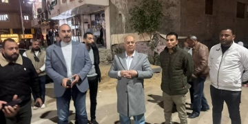 جولة ليلية لسكرتير عام محافظة الجيزة لمتابعة الانضباط بشوارع الهرم 1 - جريدة المساء