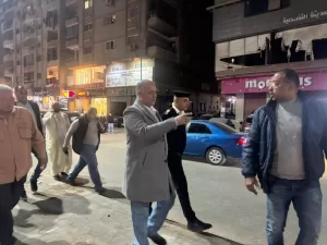 جولة ليلية لسكرتير عام محافظة الجيزة لمتابعة الانضباط بشوارع الهرم 33 - جريدة المساء