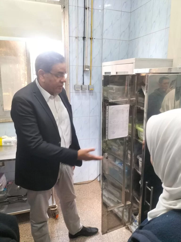 وكيل صحة المنوفية يفاجىء مستشفى بركة السبع .. لضمان الجاهزية خلال عيد الفطر 23 - جريدة المساء