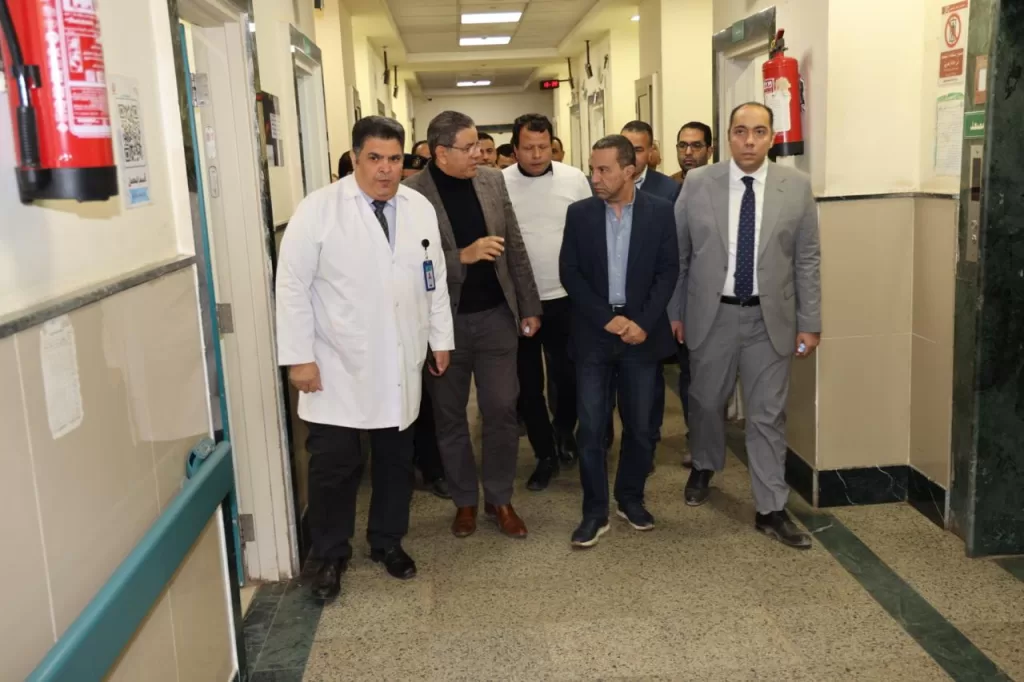 محافظ المنوفية يتفقد مستشفي الباجور وأعمال تطوير مدرسة سنجلف الحديثة 21 - جريدة المساء