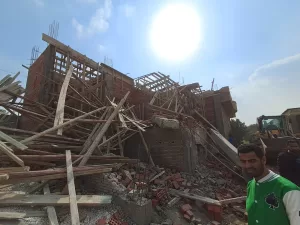 بالصور.. إزالة حالات بناء مخالف بأبو النمرس في الجيزة 33 - جريدة المساء