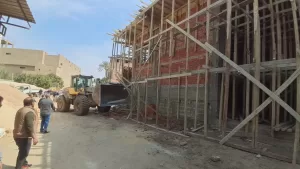 بالصور.. إزالة حالات بناء مخالف بأبو النمرس في الجيزة 39 - جريدة المساء
