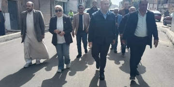 نائب محافظ الجيزة يتابع مشروعات الرصف بالحوامدية 2 - جريدة المساء نائب محافظ الجيزة يتابع مشروعات الرصف بالحوامدية 1 - جريدة المساء