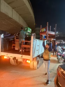 جولة مسائية لمحافظ الجيزة.. رفع 130 حالة إشغال بمناطق الهرم 27 - جريدة المساء