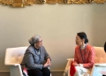 على هامش الدورة السبعين للجنة وضع المرأة بالأمم المتحدة بنيويورك CSW70 : أمل عمار تجتمع بنائبة رئيس اتحاد نساء عموم الصين لبحث سبل التعاون المشترك 28 - جريدة المساء