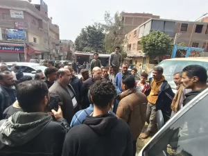 جولة ميدانية لنائب محافظ الجيزة بمركزي أوسيم ومنشأة القناطر 42 - جريدة المساء