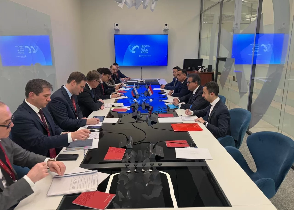 وزير الصحة التقي بنظيره الروسي لبحث ملفات التعاون المشترك على هامش منتدى «الحياة الصحية» في موسكو 20 - جريدة المساء وزير الصحة التقي بنظيره الروسي لبحث ملفات التعاون المشترك على هامش منتدى «الحياة الصحية» في موسكو 19 - جريدة المساء