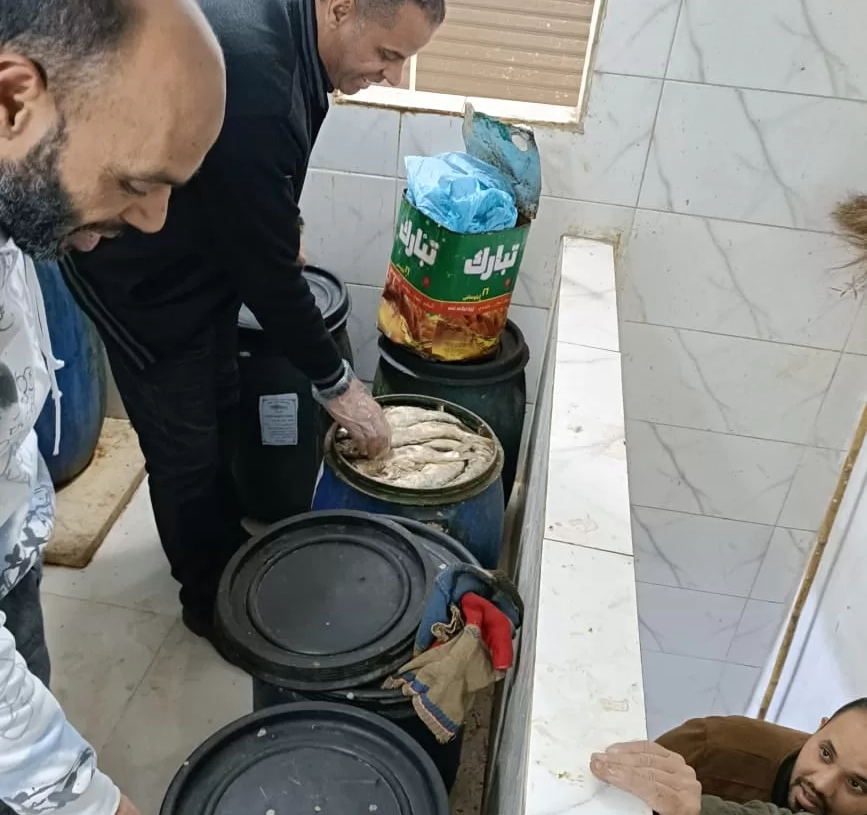 قبل العيد.. ضبط 9 أطنان من الأسماك المملحة واللحوم الفاسدةبالجيزة 19 - جريدة المساء
