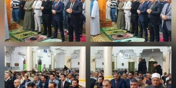 محافظ سوهاج ووكيل الأوقاف يؤديان صلاة العيد بمسجد الشرطة 10 - جريدة المساء محافظ سوهاج ووكيل الأوقاف يؤديان صلاة العيد بمسجد الشرطة 9 - جريدة المساء