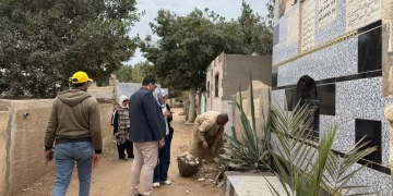 حملات نظافة مكبرة للمقابر..بالمنوفية 1 - جريدة المساء