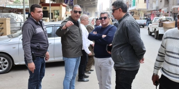 محافظ الجيزة يقود حملة لرفع الإشغالات بأرض اللواء في العجوزة (صور) 2 - جريدة المساء محافظ الجيزة يقود حملة لرفع الإشغالات بأرض اللواء في العجوزة (صور) 1 - جريدة المساء